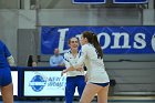 VB vs MHC  Wheaton Women's Volleyball vs Mount Holyoke College. - Photo by Keith Nordstrom : Wheaton, Volleyball, VB